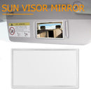 Stainless Steel Cosmetic Mirror Car Sun Visor Makeup Mirror (150x80mm)