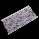 10 Yards Floral Rhinestone Beaded Chain Ribbon Trim Sewing Embellishment DIY
