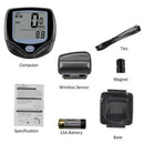 Waterproof Wireless Digital Bike Cycle LCD Display Computer Speedometer Odometer