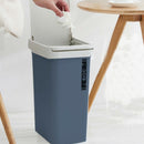 Trash Can Plastic Waste Bins Office Kitchen Living Room Bathroom Rectangula