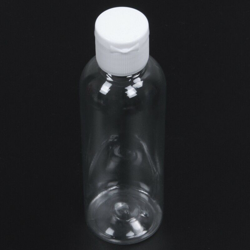 20 Pieces 100ml Plastic shampoo bottles Plastic Bottles for Travel Containe U9S6