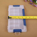 15 Slots Clear Plastic Storage Box Home Jewelry Sundries Organizer Boxes