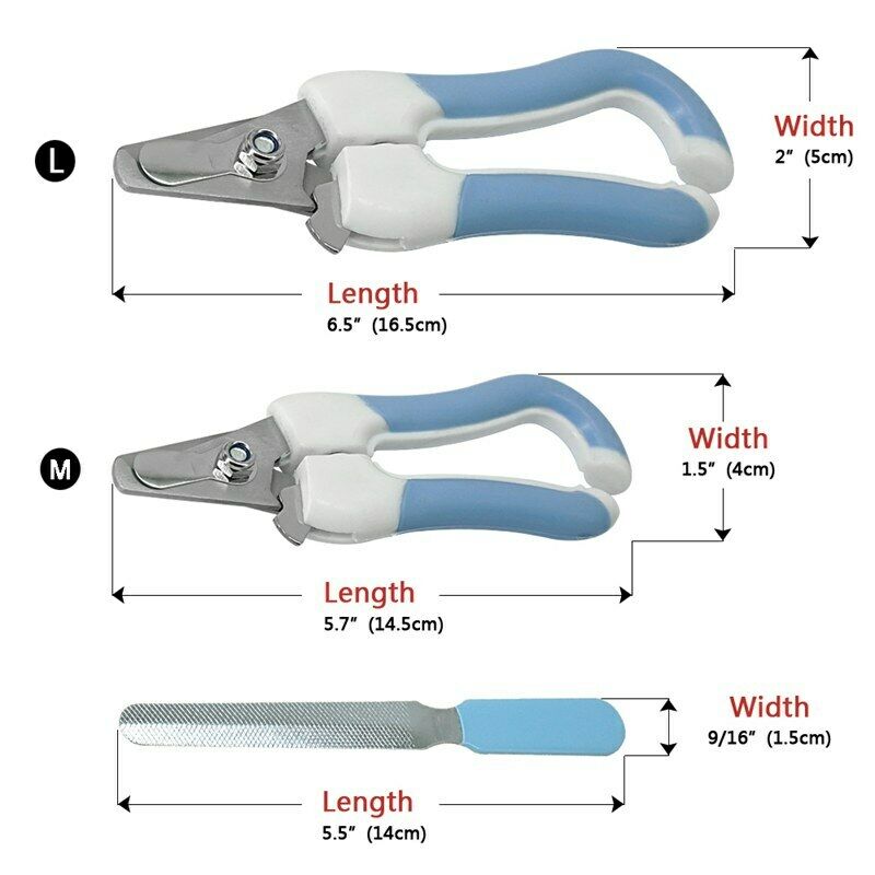 Pet Safety Claw Nail Scissors Cutter Dogs & Cats Nail Clippers and Trimmer