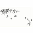 Flower Vine Bathroom Wall Stickers Home Decoration Bedroom Living Room Wall