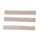 3Pieces Guitar Cattle Bone Slotted Saddles For String Instrument Replacement
