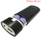 2x 18650 USB Mobile Power Bank Battery Charger Box Case with flashnight  F 3C