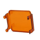 2 Pcs 3 Inch Amber Led Pod Covers Square Led Light Bar Covers Led Cube Cove V3S6