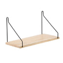 Wood Floating Shelf Wall Mounted Shelving Storage Display Shelf Beige S