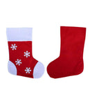 Scene Decor Supplies Christmas Snow Flakes Stocking Xmas Home Decoration