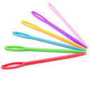 50 PCS 7cm Plastic Crochet Hooks Knitting Needles Set Random Color