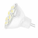 2W MR11 GU4 120-144LM LED Bulb 12 5050 SMD White Lamp