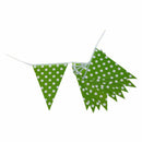 2.5m handmade Polka Dot Party Bunting Flags/Banners/Pennants Outdoor Decora