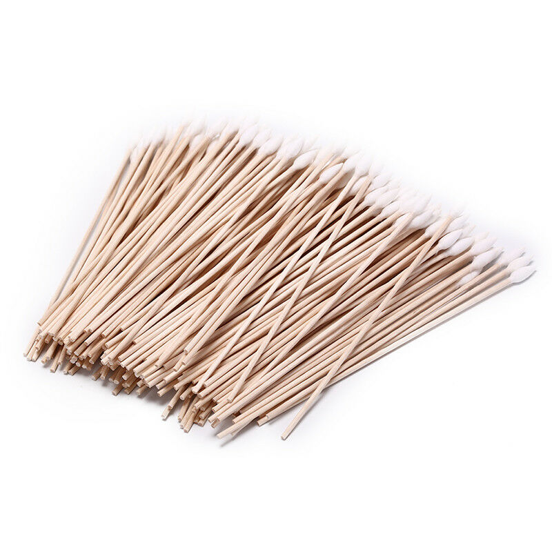 200pcs 6 inch gun cleaning cotton swabs,large tapered swabs gun clean brush  LJ
