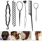 6Pcs/Set Children Curler Hair Braid Maintenance Spiral Twist Hair Styling To Gw
