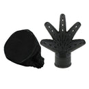 2 Pieces Black Honeycomb Universal Salon Curly Hair Dryer Diffuser + Canvas