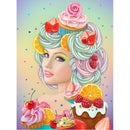 5D DIY Special Shaped Diamond Painting Art Women Cross Stitch (Beauty02)