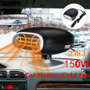 150W12V Car Auto Portable Electric Heater Heating Cooling Fan Defroster Demis OZ