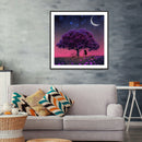 5D DIY Diamond Painting Tree Girl Full Drill Embroidery Cross Stitch Decor