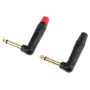 4Pieces 6.5mm Mono Male Amplifier Audio Solder Jack Plug Adapter