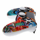 White Silicone Case Cover Anti Slip w/Grip Cap For Playstation PS4 Controller