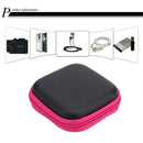 80*80*30mm Square EVA Case Headphone Bluetooth Earphone Cable Storage Box