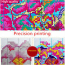 Precise Printed DIY Embroidery Painting Lover Wolf Cross Stitch Home Decor KVA
