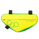 Waterproof Bike Triangle Bicycle Frame Front Tube Bags (Yellow Green)
