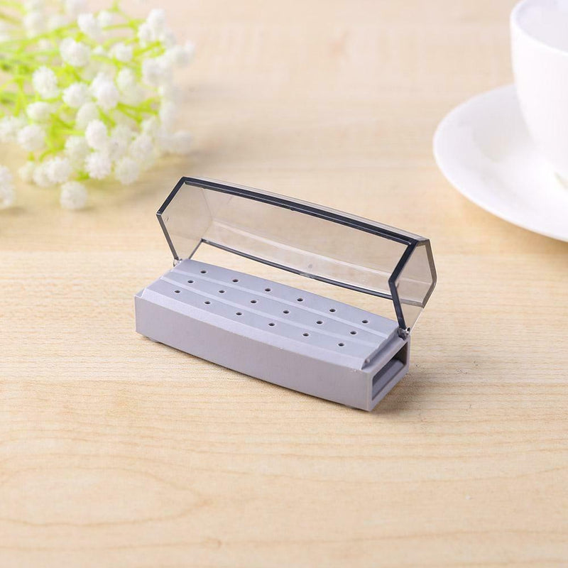 18 Holes Drill Bit Holder Block Dental Burs Stand Sterilizable Organizer