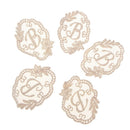 5pcs Embroidered B Letter Applique Sewing Patches for DIY Jeans Jackets Clothing
