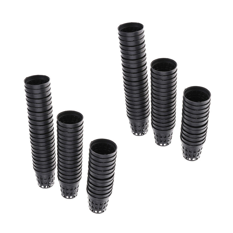 100 pcs Aquatic planting basket Aquarium Plastic Pot Water Grass Cultivat M