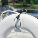 Rustproof Lifebuoy Holder Horseshoe Bracket Stainless Steel Marine Rowing Boat