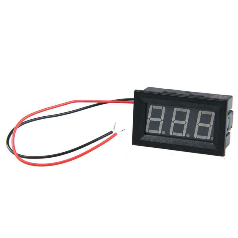 DC 3.0-30V Voltmeter Blue Light Mini Digital Display Panel Voltage Meter A