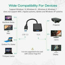 USB 3.0 to VGA Video Graphic Card Display External Cable Adapter for Win 7/8/10