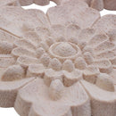 Lots Wood Carved Long Onlay Applique Unpainted Flower Walls Cabinets Door D