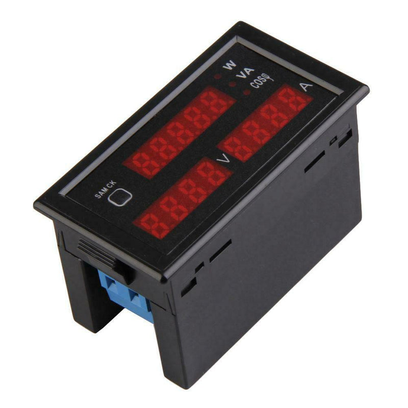 3in1 Voltage Current Power Panel Meter LED Digital Gauge AC 100A/80-300V