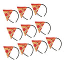 10pcs Women Girls Pizza Fast Food Headband Headpiece Birthday Party Dress up