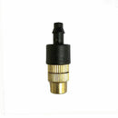 20pcs Adjustable Misting Nozzle Gardening Watering Brass Spray Sprinkler S YZP