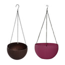 2pcs Creative Plastic Flowerpot Wall Hanging Basket Indoor Outdoor Landscape