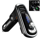 Car Kit Hands-free Wireless Bluetooth FM-Transmitter MP3 Player Dual USB-Charger