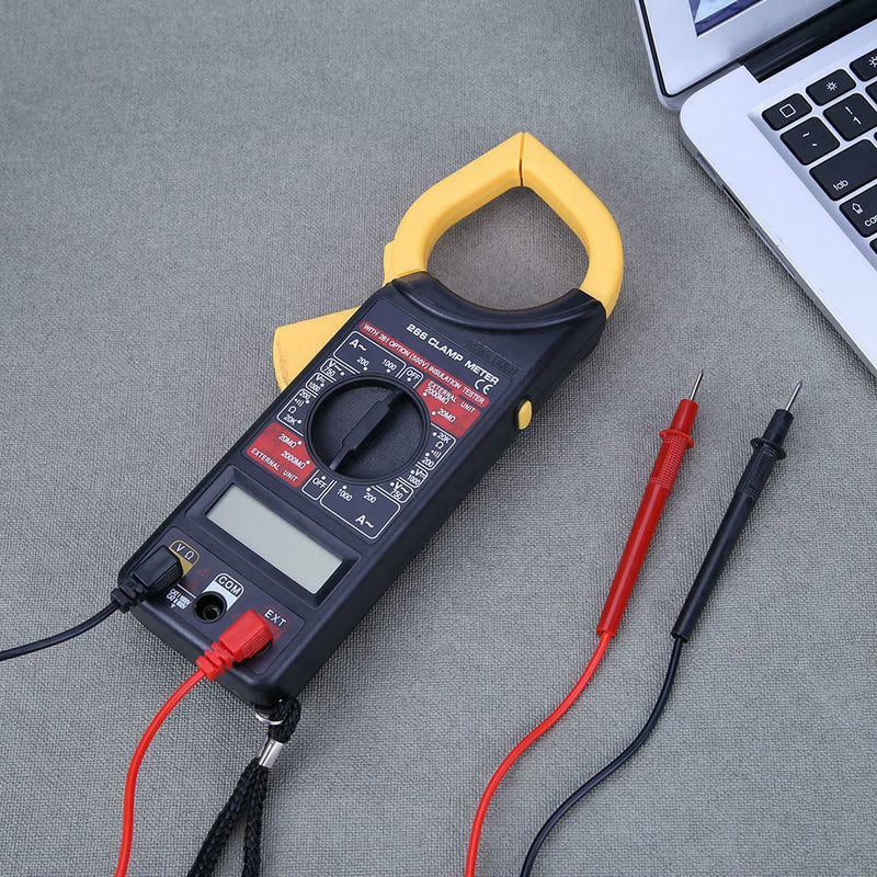 Digital Clamp Meter Voltmeter Ammeter Ohmmeter Multimeter AC DC Tester