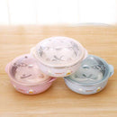 Children Kids Handle Soup Bowl Container Dish Stainless Steel Nonslip With ECM