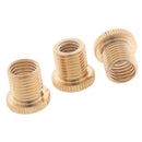3pcs Gear Shift Knob Thread Adapter Nuts Insert M10x1.25 & M10x1.5 & M8*1.25Ki3C