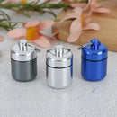 Airtight Outdoor Survival Aluminum Alloy Pill Case Cache Drug Holder Medic OZ