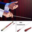 Music Orchestra  Red Sandalwood Handle Conductor  With Tube Sleeve