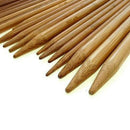 75pcs/set 15 Sizes 20cm Double Pointed Carbonized Bamboo Knitting Needles S M5L2