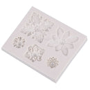 Retro flowers totem silicone mold DIY fondant cake mold chocolate mold bakewa â„–[