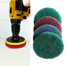 Scrub Brush Power Drill Cleaning Brush Cleaner Combo Kit Perfect Tool L0N6