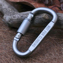 1pcs Outdoor Camping Equipment Aluminum Carabiner Hunting Equipment Survival  Gw