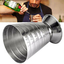 75ml Metal Measure Cup Drink Tool Shot Ounce Jigger Bar Mixed Cocktail Beaker BX
