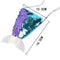 Girls kids mermaid tail crossbody bags coin purse wallet card holder storageOZ